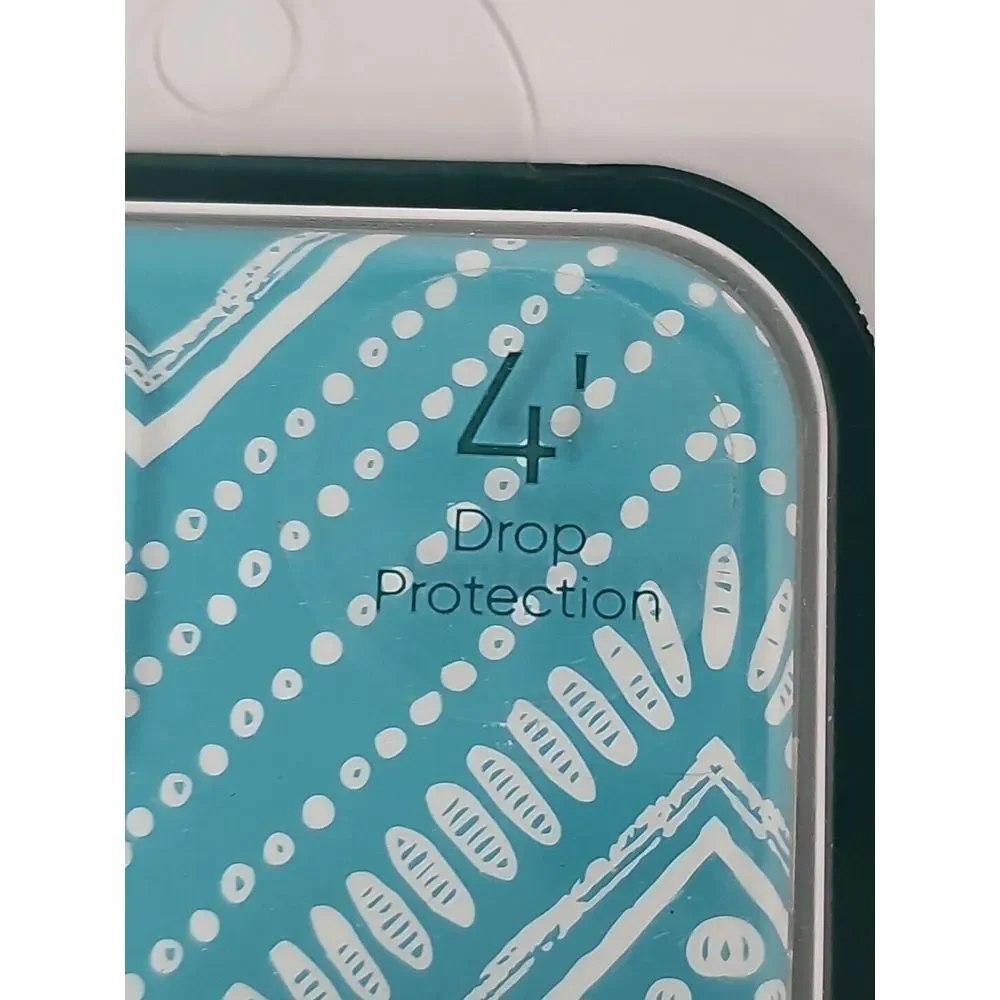 onn.‎ iPhone 13 Phone Case Durable Gel Aztec Printed Cellphone Protector